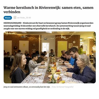 Artikel kerstlunch